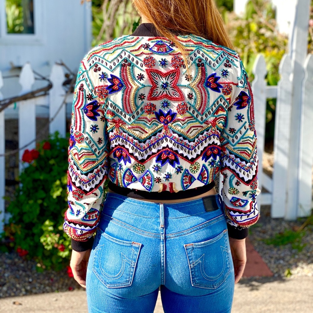 Hand Beaded Jacket - Picture 4 of 8